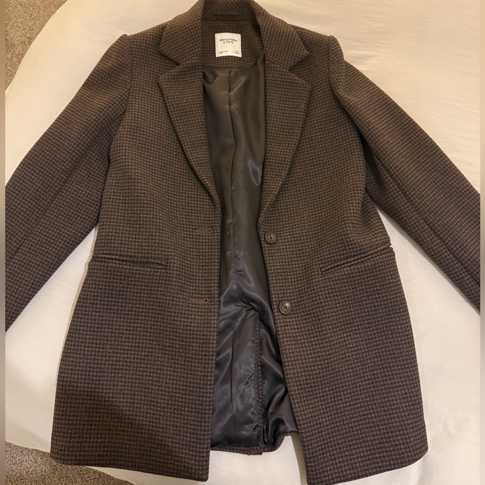 A&F Wool Blend Blazer Coat - Size Small, Tall